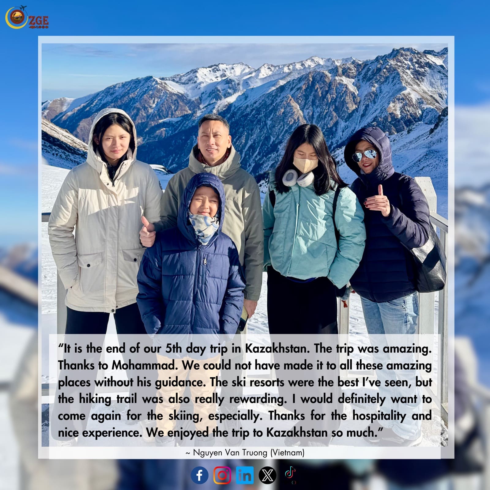 Guest testimonial