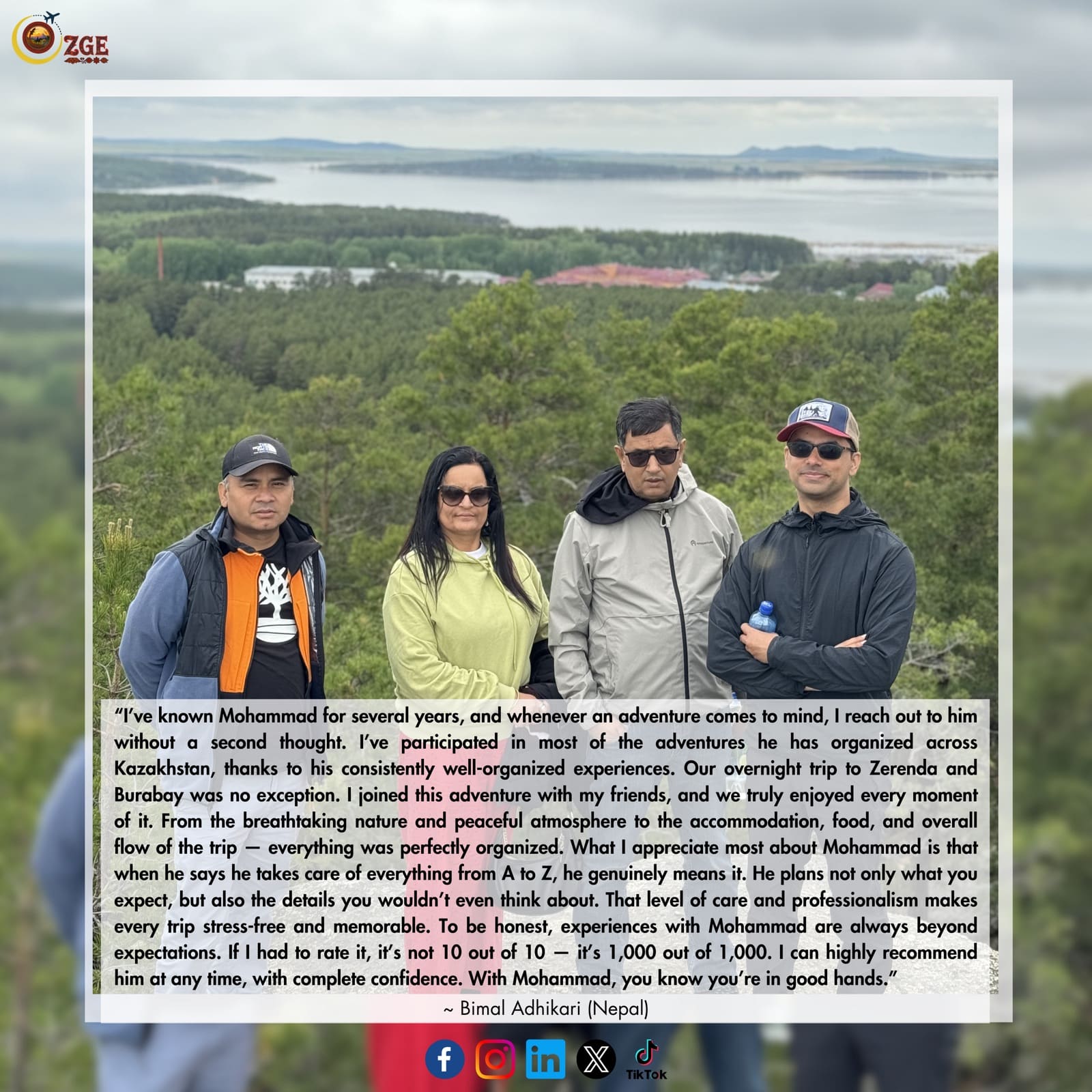 Guest testimonial